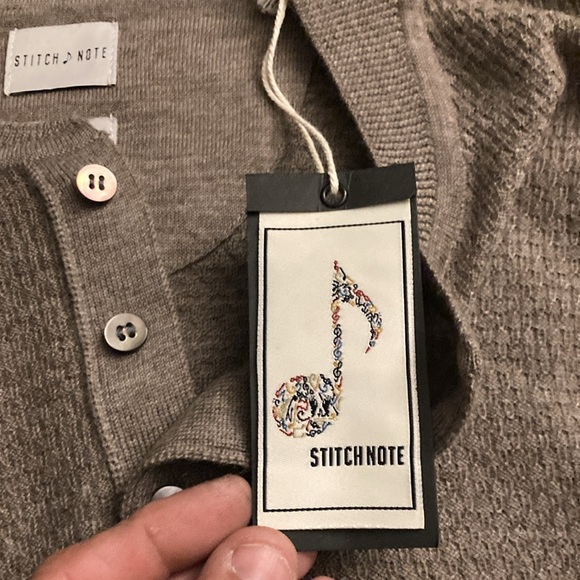 Merino Wool Henley sweater. Stitch-Note. Fantastic sweater. - Picture 4 of 5